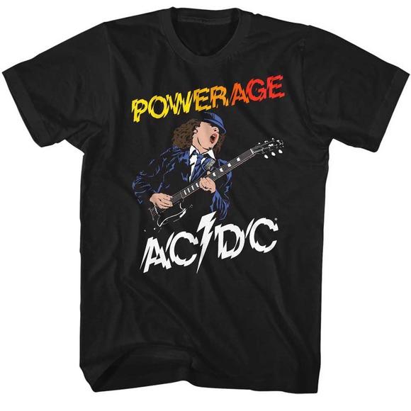 Other - Acdc Powerage Album Angus Young Black Tshirt